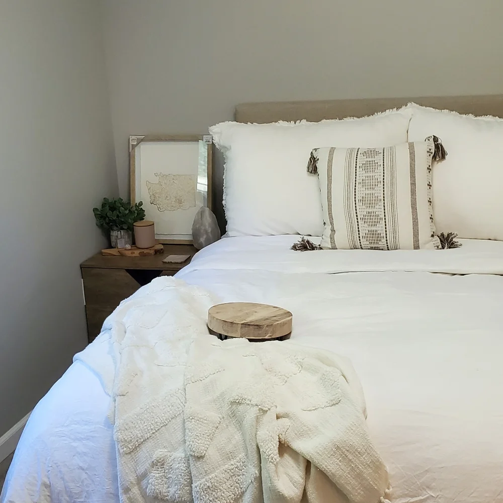 Boho accent pillow